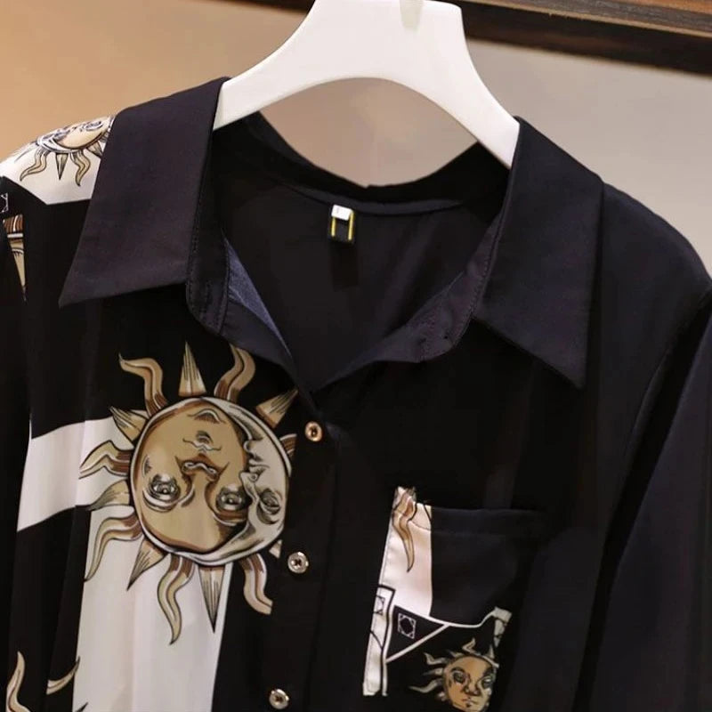 Vestido femenino vintage de línea A con cinturón, cuello polo suelto, elegante, de un solo pecho, longitud hasta la rodilla, para mujer, primavera 2026