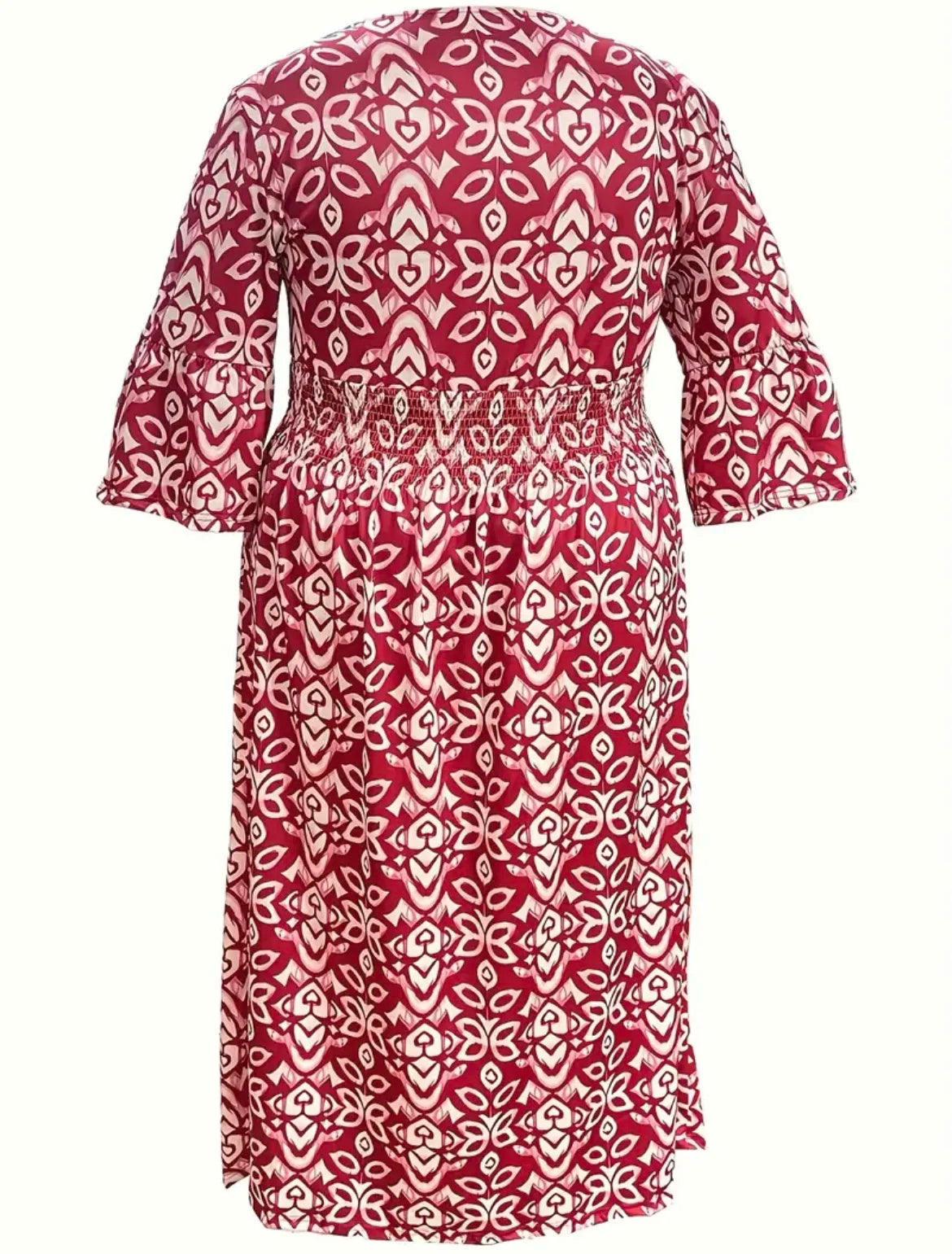 Vestido Bohemio Casual de Verano 2024 con Escote en V y Flores para Mujer, Vestido Envoltura de Verano Elegante, Ropa de Playa para Vacaciones, Vestidos Sueltos de Playa para Dama Elegante